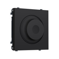 MS985510 Комплект механизма светорегулятора универсального поворотно-нажимного SIGMA Черный Мягкое кас. 25-600W/LED 5-300W QUANT PRO (SP9855, PR136)