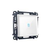 MA102040 Комплект механизма 1-кл проходного выключателя с подсветкой 10000K ALFA Белый глянец QUANT AP1020, VM105, G29B AMBRELLA VOLT