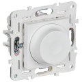 SKANDY Светорегулятор поворотный 600Вт SK-D01W арктический белый IEK
