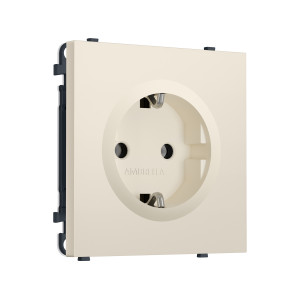 MS326010 Комплект механизма электрической розетки SIGMA Бежевый матовый 50Hz 2P+E с/з 16A-250V QUANT PRO (SP3260, PR141)