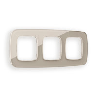 OF350603 Рамка OMEGA Radian Серо-бежевый Стекло закаленное натуральное 3-ая AMBRELLA VOLT