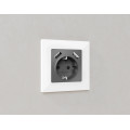 MA659010 Комплект механизма электрической розетки ALFA Антрацит серый 2USB AA 18W быстрая зарядка сз QUANT AP6590, VM155 AMBRELLA VOLT