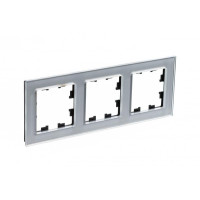 ATLASDESIGN NATURE 3-постовая РАМКА, ОРГАНИЧЕСКОЕ СТЕКЛО АЛЮМИНИЙ ATN320303