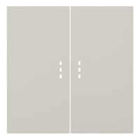 Клавиши для двухклавишного перекрестного выключателя с подсветкой, лен (35615 LN)