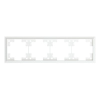 Четырехместная рамка классик, белый сатин (35940 MW)