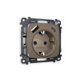 MO640010 Комплект механизма электрической розетки OMEGA Темная бронза матовый 2USB AC 20W быстрая зарядка сз QUANT OP6400, VM160 AMBRELLA VOLT