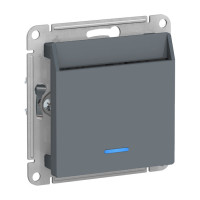 ATLASDESIGN ВЫКЛЮЧАТЕЛЬ карточный с подсветкой, 10А, без задержки отключения, механизм, ГРИФЕЛЬ ATN000767