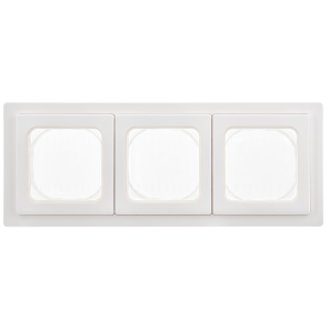 FLITE Рамка 3-местная IP55 Рпро-3-55-ФлБ белый IEK