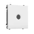 MS133005 Комплект механизма TV розетки оконечной экранированной SIGMA Белый матовый 5-1000MHz 3dB QUANT PRO (SP1330, PR199)