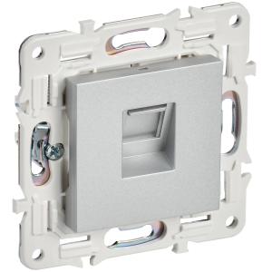 SKANDY Розетка компьютерная RJ45 кат.5E SK-K01S серебряный IEK