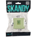 SKANDY Розетка компьютерная RJ45 кат.6 SK-K02G мятный IEK