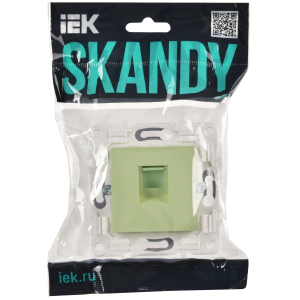 SKANDY Розетка компьютерная RJ45 кат.6 SK-K02G мятный IEK