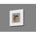 MA370010 Комплект механизма электрической розетки ALFA Серо-бежевый матовый 2USB AC 20W быстрая зарядка сз QUANT AP3700, VM160 AMBRELLA VOLT
