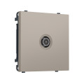 MS373005 Комплект механизма TV розетки оконечной экранированной SIGMA Серо-бежевый матовый 5-1000MHz 3dB QUANT PRO (SP3730, PR199)