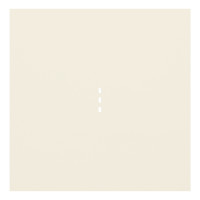 Клавиша одноклавишного выключателя с подсветкой, кремовый сатин (35602 MC)