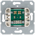 Jasmart Розетка TV Φ9.5mm проходная с накладкой, цвет Мокко