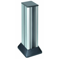 Simon Connect Алюминий/Графит Миниколонна 2-стор.,8 Cima, 601х126,5(158)х109,5(181) мм