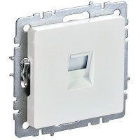 IEK BRITE BASE Жемчуг Розетка комп RJ45 кат.5E РК10-БрЖ