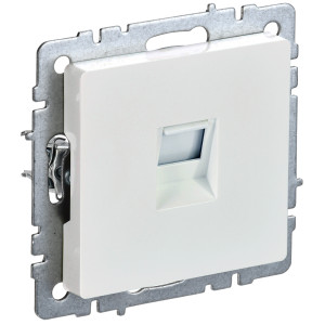 IEK BRITE BASE Жемчуг Розетка комп RJ45 кат.5E РК10-БрЖ