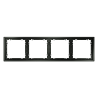 Рамка пластиковая VOLTUM S70 на 4 поста, (титан)