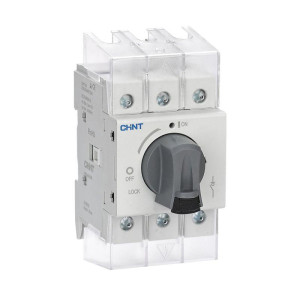 Выключатель-разъединитель реверс. NF2-80/HHRIM2 3P 80А со станд. ручкой на DIN-рейку или монтажную плату (R) CHINT 324168