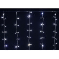 Гирлянда Занавес 1.5х1.5м 160LED бел. IP20 провод прозр. 230В транзит IEK LGDB201-2-160-L1-T-S-20