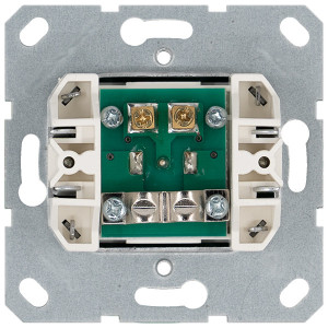 Jasmart Розетка TV Φ9.5mm проходная с накладкой, цвет Тауп