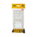 BRITE Рамка 2-местная IP44 РУ-2-БрЖ-44 жемчуг IEK