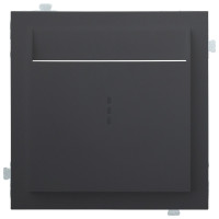 Лицевая панель для карточного выключателя, черный сатин (35731 MB)