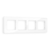 AF580104 Рамка ALFA Arctic Белый Стекло органическое 4-ая AMBRELLA VOLT