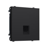MS992030 Комплект механизма телефонной розетки SIGMA Черный Мягкое касание RJ-11 (4P4C) с/ш QUANT PRO (SP9920, PR190)
