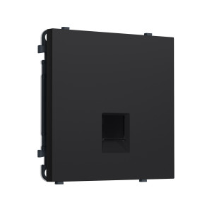 MS992030 Комплект механизма телефонной розетки SIGMA Черный Мягкое касание RJ-11 (4P4C) с/ш QUANT PRO (SP9920, PR190)