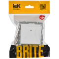 BRITE Выключатель карточный 30А ВС10-1-8-БрАБ арктический белый IEK