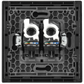 FORTE&PIANO Розетка компьютерная двойная RJ45 кат.5E FP333 серый IEK