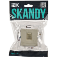 SKANDY Розетка компьютерная RJ45 кат.5E SK-K01B бежевый IEK