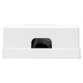 Розетка настенная TERACOM кат.5E неэкранированная 2 порта RJ-45 Dual IDC бел. EKF TRC-WBOX-2RJ45-5EUTP-WH