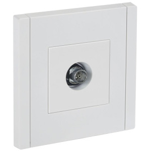 Розетка TV оконечная FORTE&PIANO FP228 бел. IEK FP-A10-O-K01