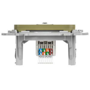 FLITE Розетка компьютерная RJ45 категория 5Е UTP РК5е-1-0-ФлО оливковый IEK
