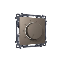 MA635710 Комплект механизма терморегулятора с датчиком для теплого пола с подсветкой 16A-250V ALFA Темная бронза матовый QUANT (AP6357, VM1381) AMBRELLA VOLT