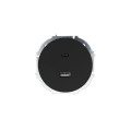OSEN Розетка TC+ USB разъем чёрный бархат  