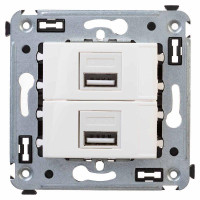 Устройство зарядное USB СП Avanti Белое облако DKC 4400543