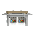 FLITE Розетка 2-местная компьютерная RJ45 категория 5Е UTP РК5е-2-0-ФлХ хаки IEK