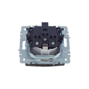 BRITE Розетка 1-местная с заземлением с защитными шторками и крышкой 16А IP44 РСбш10-3-44-БрТБ темная бронза IEK