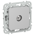 FLITE Розетка TV оконечная тип F РТВф-1-1-1-ФлА алюминий IEK
