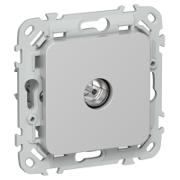 FLITE Розетка TV оконечная тип F РТВф-1-1-1-ФлА алюминий IEK