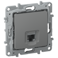 IEKETIKA Розетка компьютерная RJ45 категория 6 UTP 6715531 мокрый асфальт IEK
