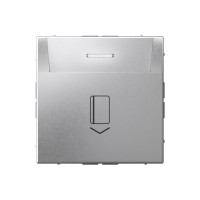 ARTGALLERY ВЫКЛЮЧАТЕЛЬ карточный 10А, без задержки времени, быстр.клемм., АЛЮМИНИЙ GAL000314S