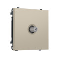 MS353050 Комплект механизма TV розетки SAT SIGMA Кашемир 5-2400MHz 3.5dB QUANT PRO (SP3530, PR215)