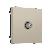 MS353050 Комплект механизма TV розетки SAT SIGMA Кашемир 5-2400MHz 3.5dB QUANT PRO (SP3530, PR215)