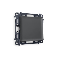 MA901010 Комплект механизма 1-кл выключателя ALFA Графит мягкое касание QUANT AP9010, VM101 AMBRELLA VOLT